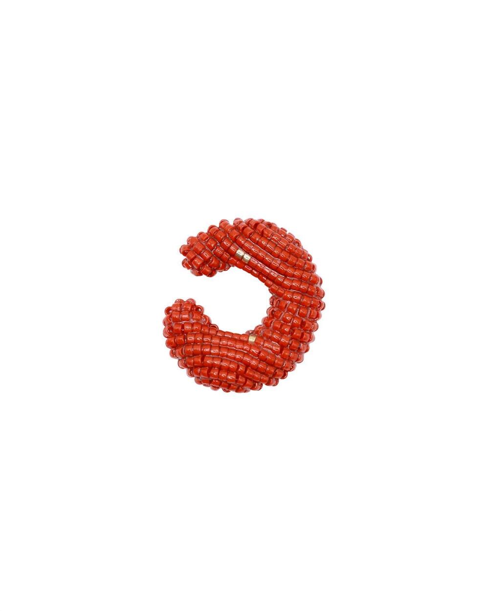 NEW SUSANA VEGA JEWELRY women's ora small earrings in tomato red